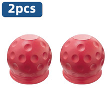 2 Inch Trailer Ball Cover 4-pack Red Rubber Waterproof Hitch Protector Univers 2 Inch Trailer Ball Cover 4-pack Red Rubber Waterproof Hitch Protector Univers
