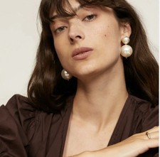 Lele Sadoughi Pearl Drop Earrings