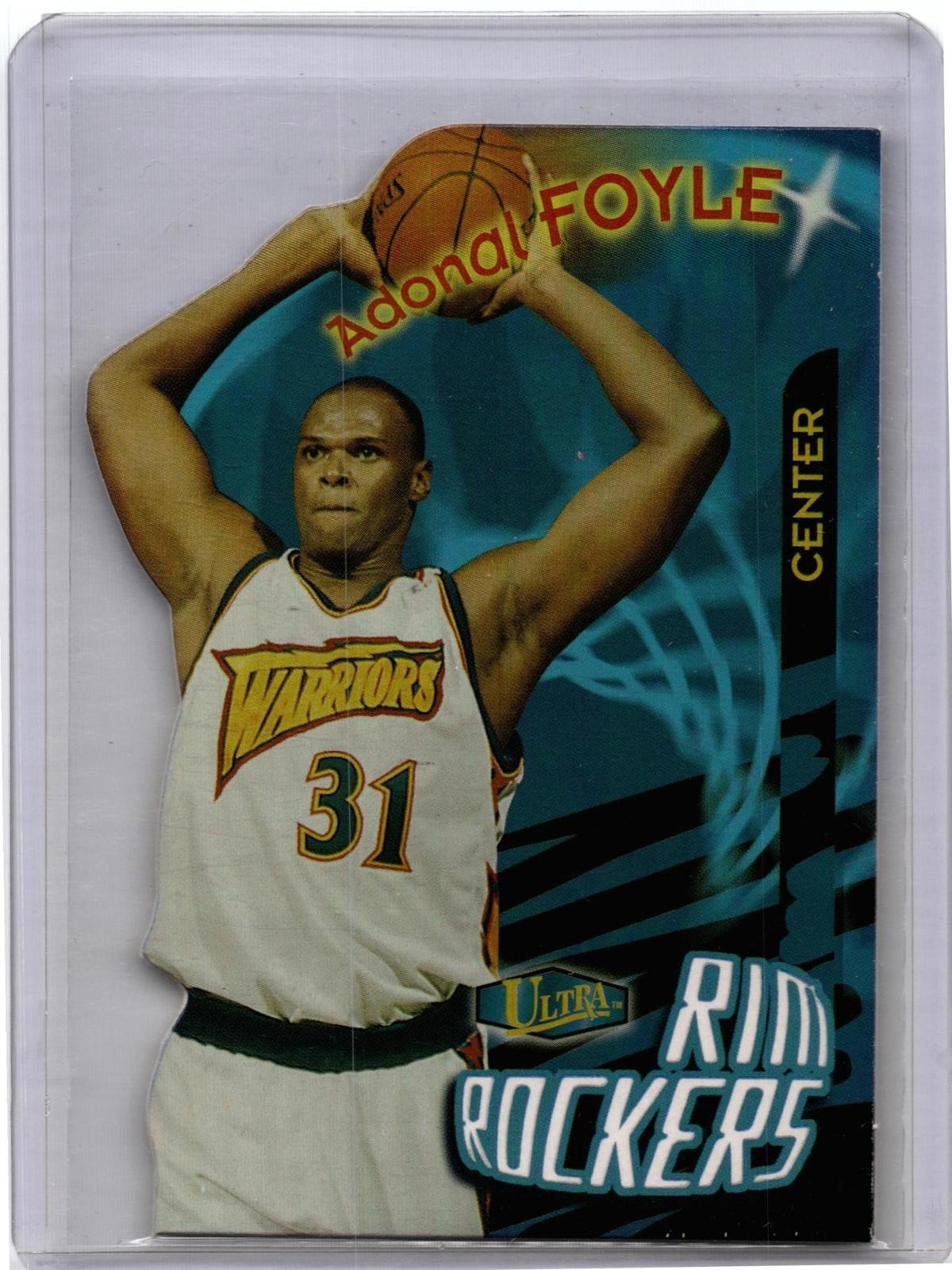 1997-98 Ultra #9 RR Adonal Foyle Rim Rockers