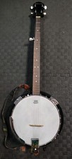 Johnson JB-100 5 String Banjo Remo Head Mahogany Resonator Right Handed