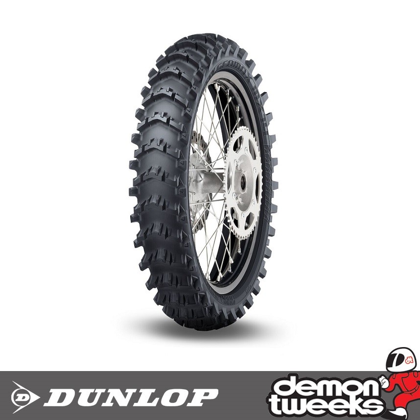 1 x 110/90 19 62M TT Rear, Dunlop Geomax MX-14 Motocross Tyre - 1109019 (New)