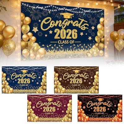 Graduation Decorations 2026,Class of 2026 Porch Banner for Party Supplies