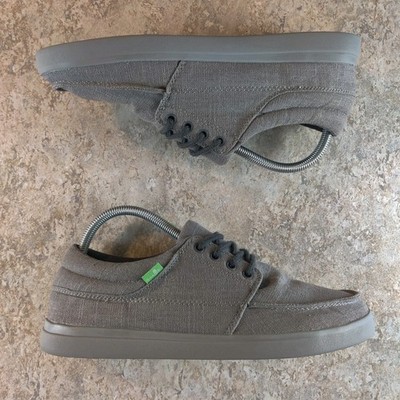 Sanuk TKO 2 Sneaker Lace Up Men s Size 8 Gray Shoes 1117030