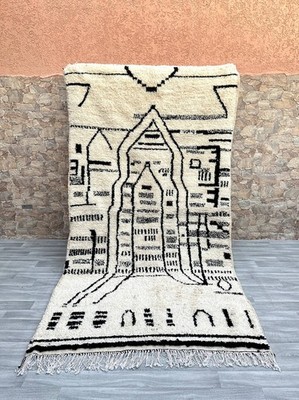 Authentic Moroccan Berber Azilal carpet new colorful