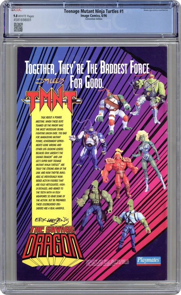 Teenage Mutant Ninja Turtles #1 Matsuda Chicago Variante CGC 9.8 1996 4581698001 Foto 2 de 2