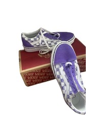 Old Skool VANS Women 7 Purple And White