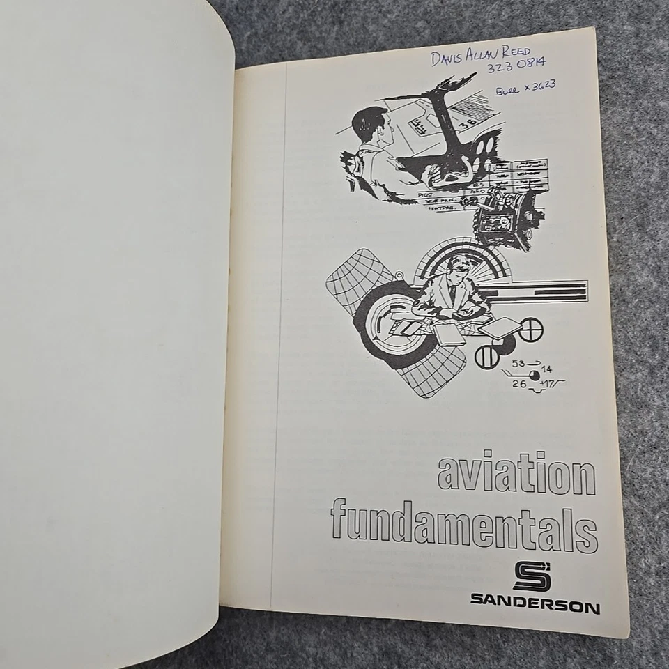 Aviation Fundamentals by Jeppesen Sanderson, 1974, Softcover Foto 4 de 4