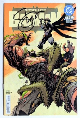 Absolute Batman #14 Nick Dragotta Variant   Signed Scott Snyder w/COA 1st Print