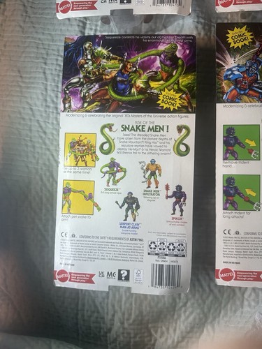 MOTU Origins - Rise Of Snake Men 4 Stück Master Of The Universe Actionfiguren - Bild 11 von 11