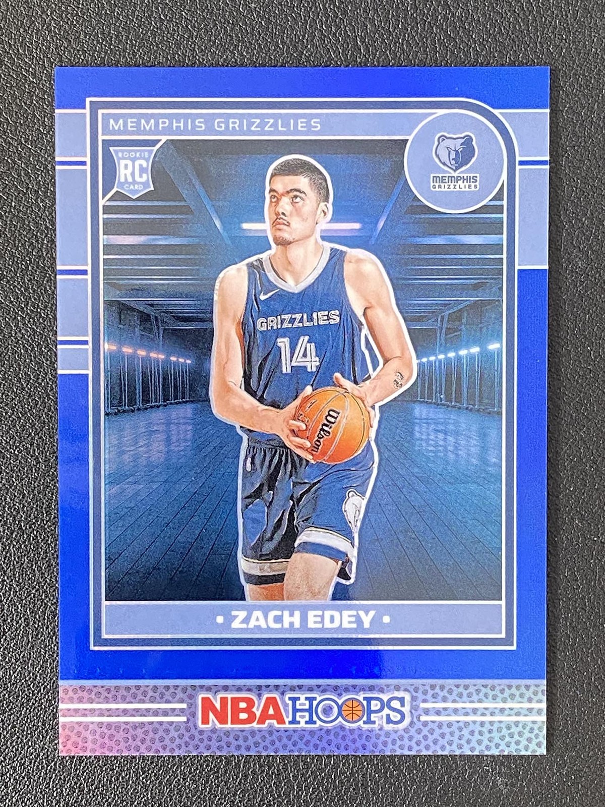 Zach Edey 2024-25 Panini NBA Hoops Premium Blue Prizm 35/49 RC #239