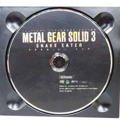 PS2 Metal Gear Solid 3 Snake Eater Premium Package Konami Sony