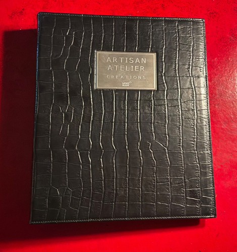Montblanc Artisan Ateliers Dealer Binder Pens Collectible Double Sided Pages