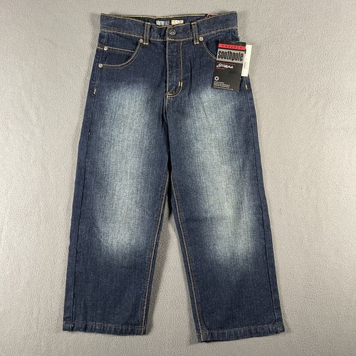 Southpole Jeans Boys 7X Evolution 1 Adjustable Waist Graphic Denim Pants - Picture 2 of 10