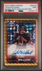 2024 Topps Chrome AUTO VARIATION GOLD GEOMETRIC Caleb Williams RC /50 PSA 9