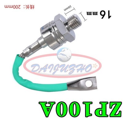 Spiral Type Power Stud Rectifying Diode Thread Reverse 1600V ZP100A *kk