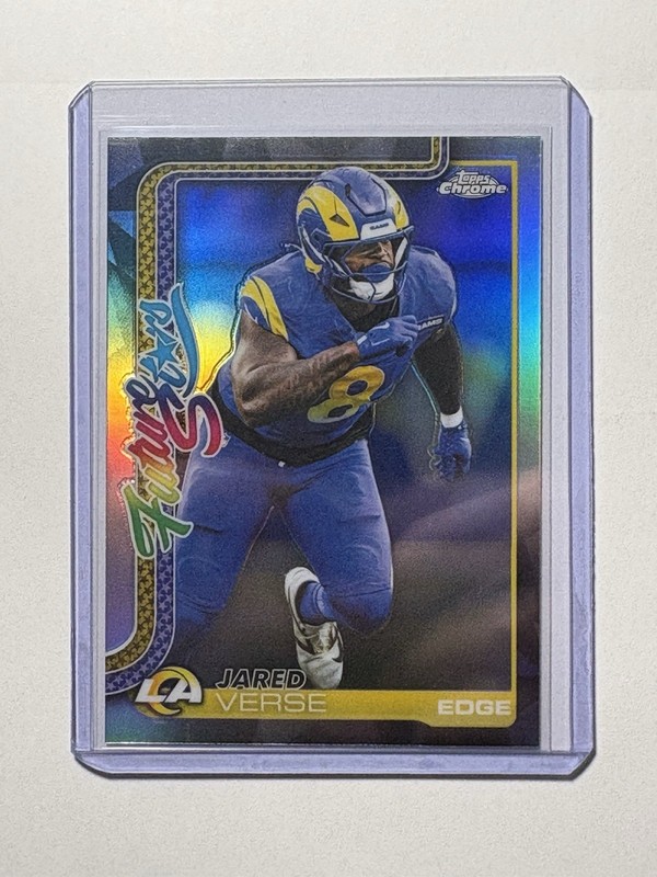 2025 Topps Chrome Jared Verse FUTURE STARS REFRACTOR #FS-24 Los Angeles Rams
