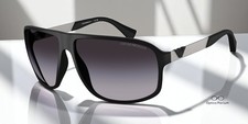 EMPORIO ARMANI EA4029 50638G Black Rubber Grey Gradient 64 mm Men's Sunglasses