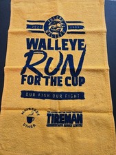 Toledo Walleye rally towel. Walleye Run for the Cup. 2021-2022