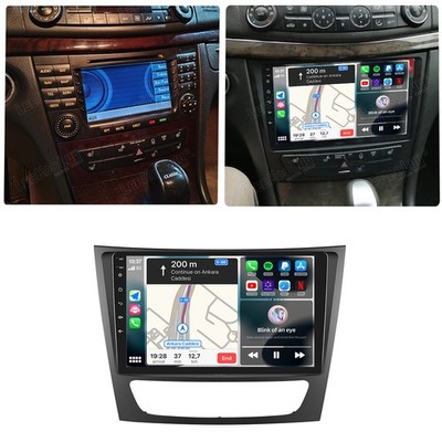 Android 15.0 Carplay Autoradio Für Mercedes Benz CLS E-Class W211 W219 GPS 64GB