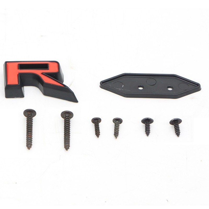 All FORD  RAPTOR R OEM GRILLE EMBLEM "R" MODIFY RED PART F-150