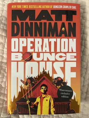 Operation Bounce House MATT DINNIMAN Waterstones Exclusive Edition (damaged)
