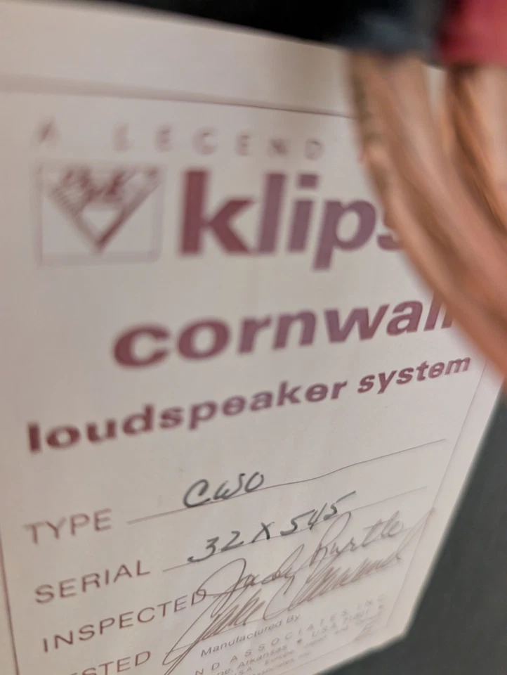 klipsch cornwall speakers used - Image 3 of 3