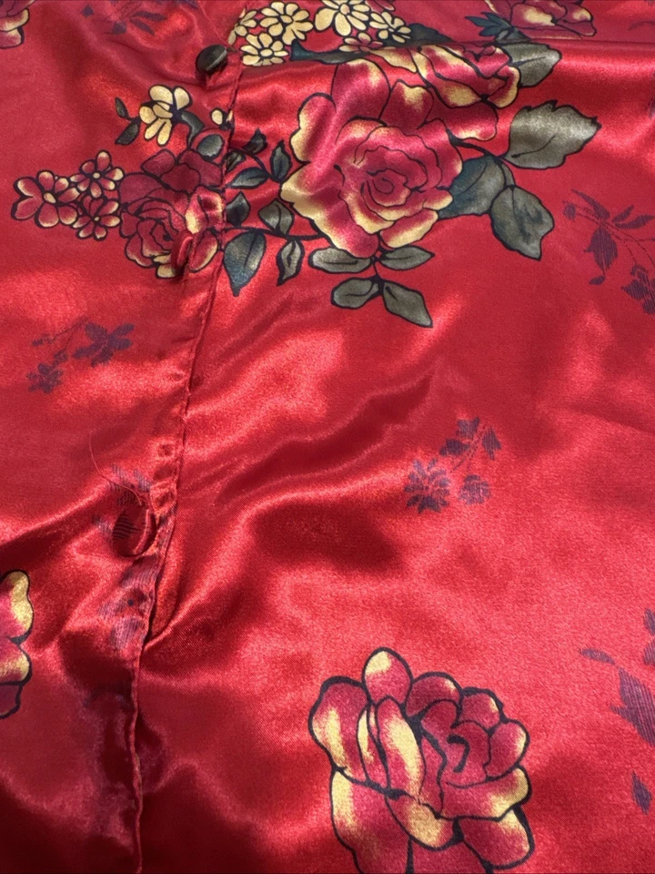 Camisón Intimates By Lane Bryant Plus Talla 22/24 Floral, Botón Floral Sedoso Foto 4 de 4