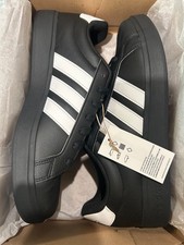ADIDAS JP8276 STREETTALK Black/White Sportswear Men's Size 10