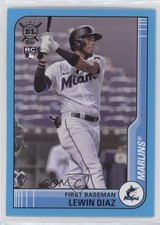 2021 Topps Big League Veterans & Rookies Electric Blue Lewin Diaz #26 0tx6