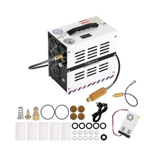 PCP Air Compressor, Auto-Stop 4500Psi/30Mpa,Oil/Water-Free,Powered by 1* Lith...