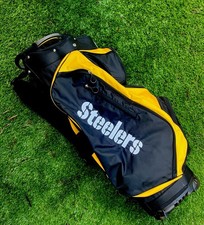 Wilson NFL Pittsburgh Steelers Cart Golf Bag - Yellow/Black