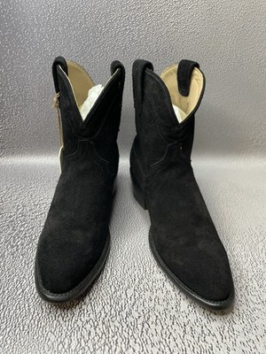 Tecovas The Lucy Damen-Cowgirl-Stiefel Veloursleder mitternachtsschwarz Größe...