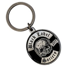 Black Label Society SDMF Band Logo Keychain Keychain Size One Size