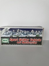 2004 HESS Truck Sport Utility Vehicle And Motorcycles 40th Anniversary Edition