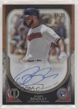 2020 Topps Tribute League Inauguration /99 Bobby Bradley #LA-BBR Rookie Auto RC