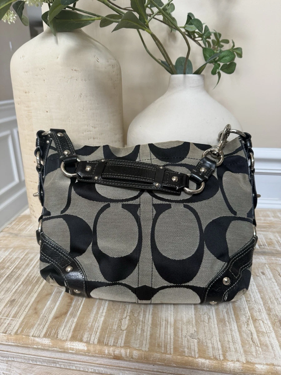 Coach Black Signature Hobo Bag | eBay
