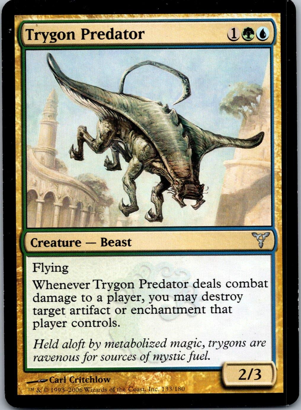 Trygon Predator 133 Uncommon Dissension Magic: The Gathering Lightly Played