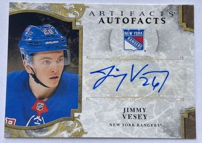 NHL Card-Jimmy Vesey-Autofacts-Artifacts 2019-20-Rangers