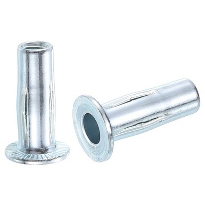 30pcs 1/4-20 Multi-Grip Rivet Nuts Pre-Bulbed Insert Nut Carbon Steel