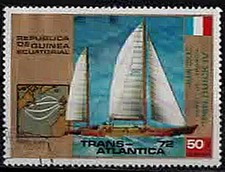 1973. Guinée équatoriale. Régate transatlantique. Pen Duick IV. N°14B.