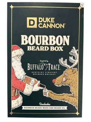 Duke Cannon Co. Bourbon Beard Box ''Beard Wash'' ''Beard Oil'' NEW Gift Set