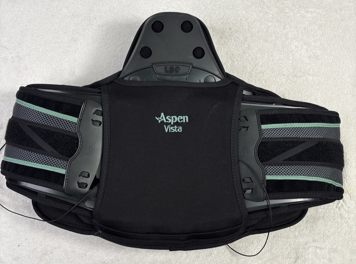 ASPEN Vista 637 LSO BACK BRACE Adjustable Size LUMBAR SUPPORT Large - XXL