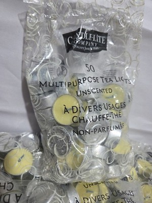 7/50 Candle-Lite Tea Lights Multipurpose Unscented Tealight Candles  350 Count 
