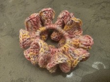 handmade, customizable  styled assrt'd CROCHET SCRUNCHIES accessories