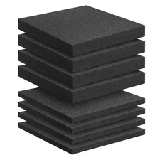 8 PCS 12x12 inch Polyethylene Foam Pads for Packing, High Density Inserts