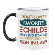 Fatbaby Funny Coffee Mug Gifts for Son In Law From 11 Ounces, Son-in-law