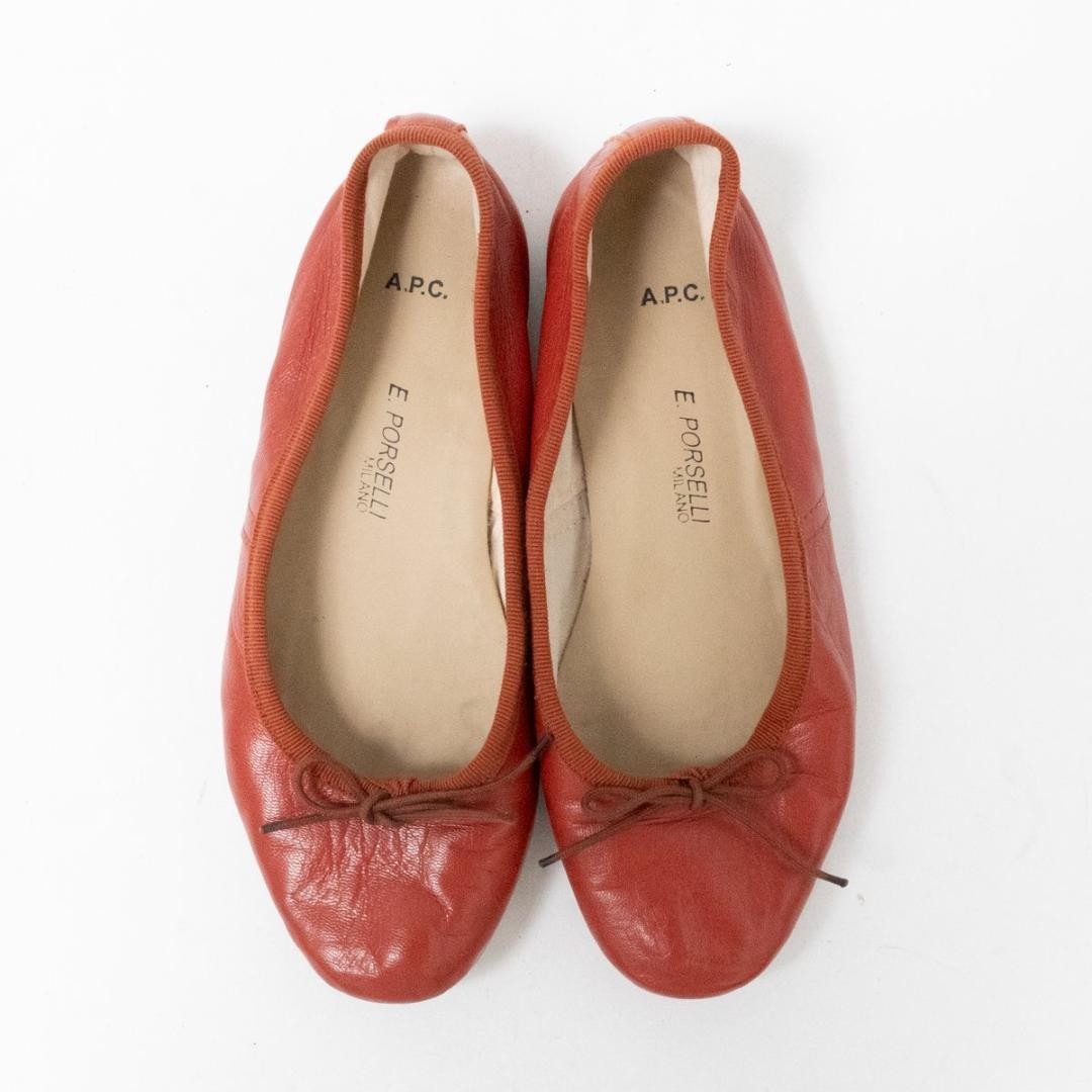 A.P.C. Women 5.0US E.Porselli Porselli Ballet Shoes Beautiful