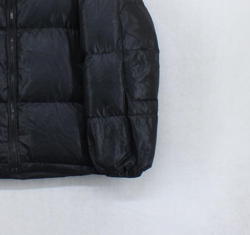 Vintage Timberland Puffer Jacket Mens Size M Black Down Fill Full Zip 90s - Picture 9 of 14