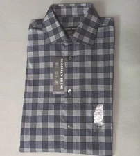 Geoffrey Beene Slim Fit Stretch Flex Performance Dress Shirt - Small - NWT