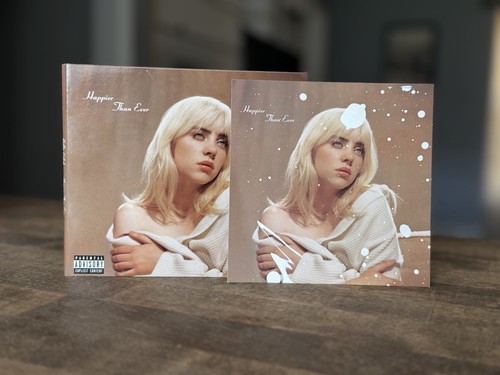 Billie Eilish Happier Than Ever CD Store Exclusive Paint Splatter Variant